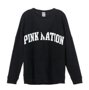 🎀SOLD! On Ⓜ🎀 New VS PINK Nation Mesh Sweater